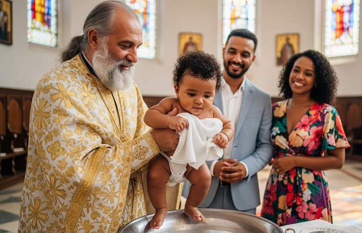Cérémonie de baptême orthodoxe Martinique